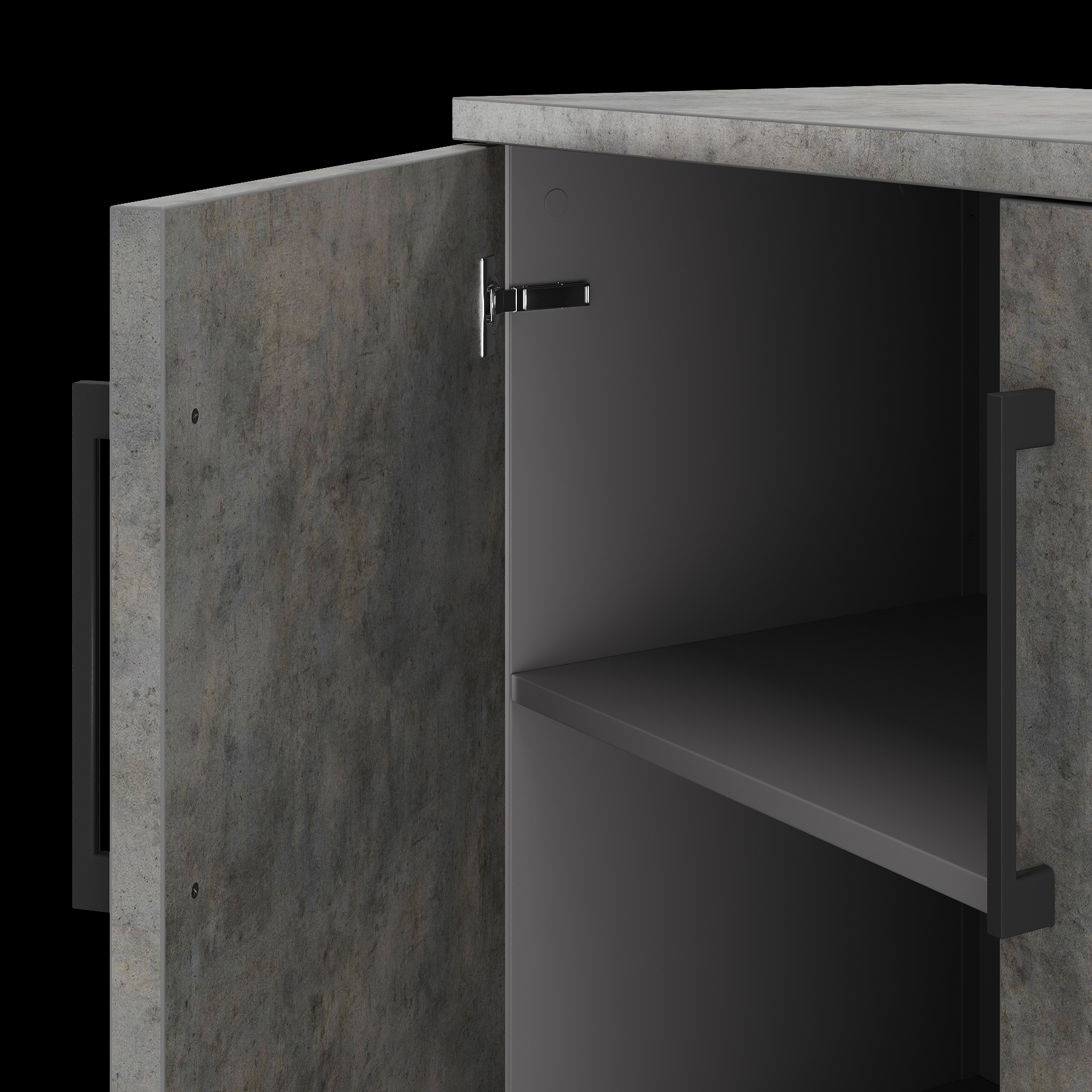 Шкаф распашной Kobor HR/3-90/40/M aluminum/chicago Шкаф распашной Kobor HR/3-90/40/M aluminum/chicago