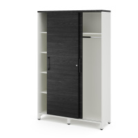 Шкаф-купе гардероб Kobor HKG/5-120/60/M white/wood