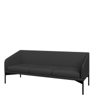 ITA38330001 Ita Трехместный диван 190x78x83 черный ITA38330001 Ita Трехместный диван 190x78x83 черный