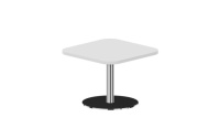 MLLT6060BLCR Стол низкий 60х60х44.5см (центральная опора, круглое основание)