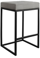 Стул полубарный SOHO, черный, серо-бежевый