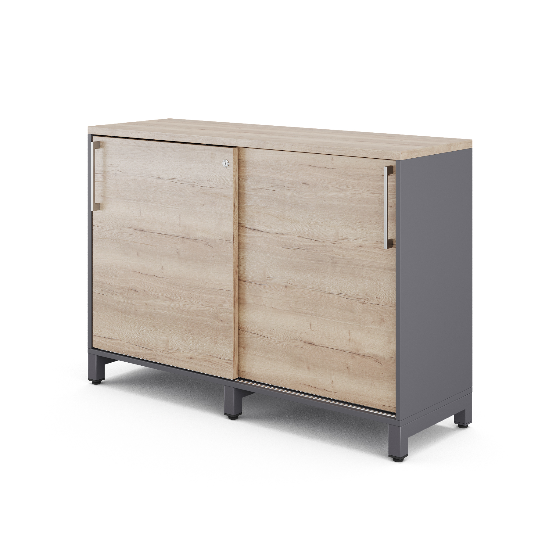 Шкаф-купе Kobor HK/2-120/40/M graphite/natural Шкаф-купе Kobor HK/2-120/40/M graphite/natural