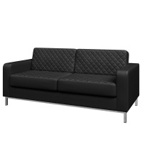 AVE37530001 Aveo Трехместный диван 192x84x82,5 черный