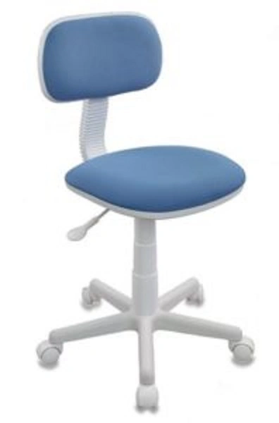 Кресло детское Бюрократ CH-W201NX голубой 26-24 крестов. пластик пластик белый