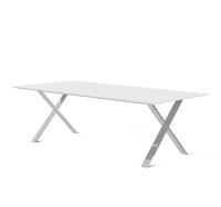 ANCONA Стол для переговоров БЕЛЫЙ/ХРОМ