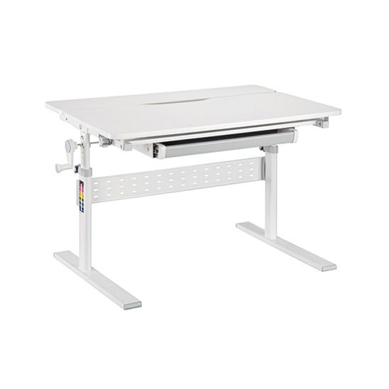 Парта школьная растущая E601 белый Парта школьная растущая E601 белый