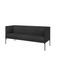 MNA38530001 Mona Трехместный диван 185x71x81 черный