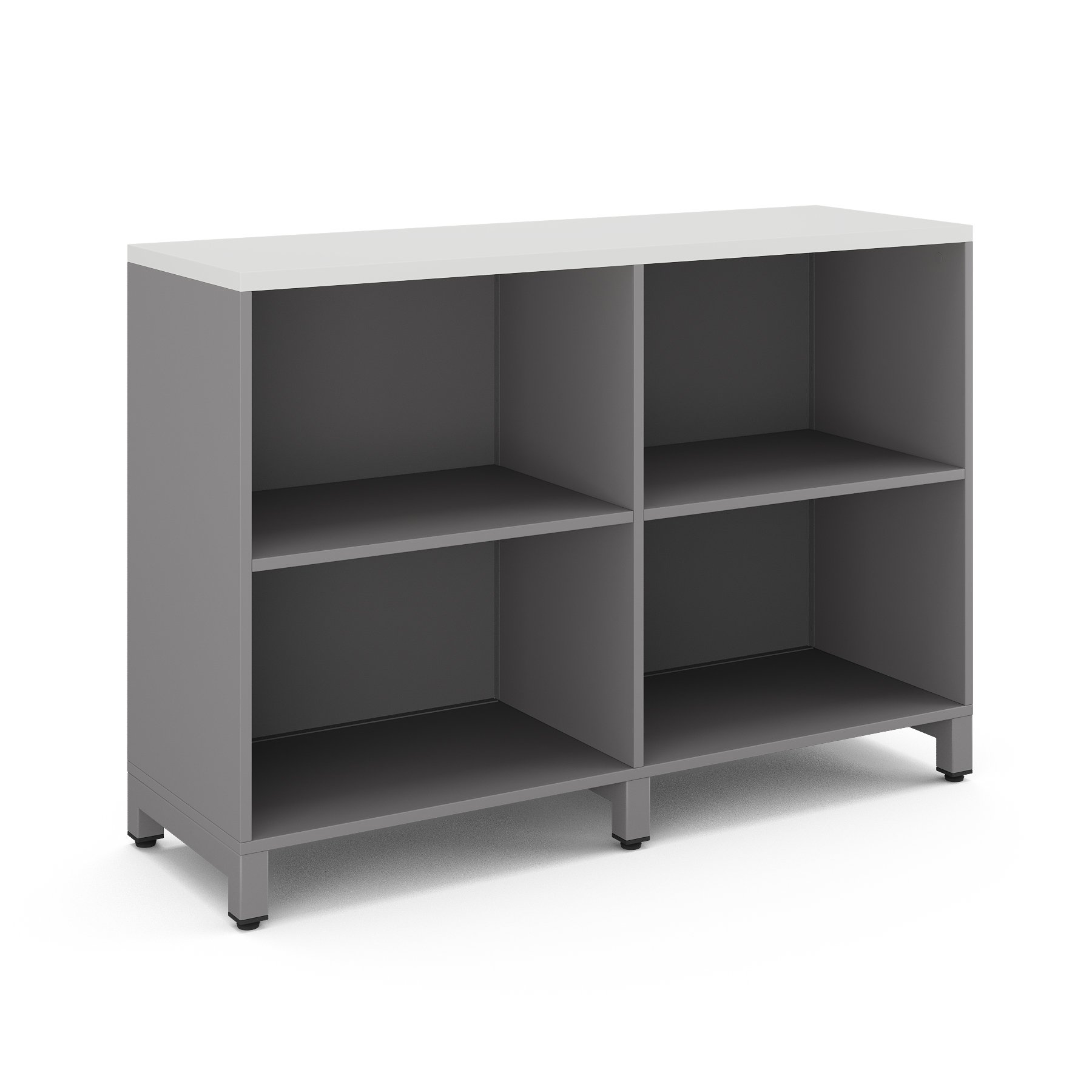 Шкаф открытый Kobor HO/2-120/60/M aluminum/premium Шкаф открытый Kobor HO/2-120/60/M aluminum/premium