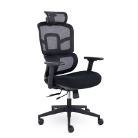 Кресло Комфорт UTFC Киото М-250 черный пластик (черный)