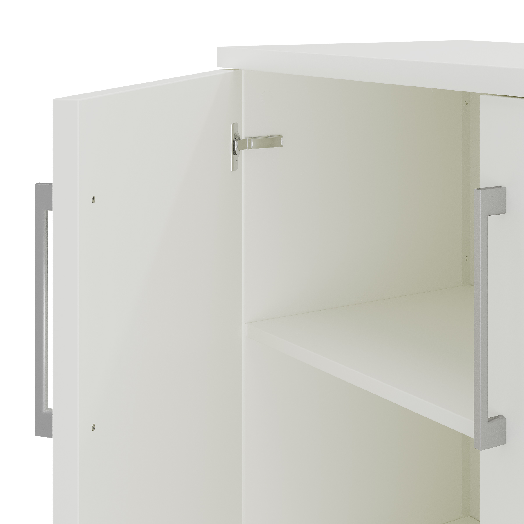 Шкаф распашной Kobor HR/3-90/60/M white/premium Шкаф распашной Kobor HR/3-90/60/M white/premium