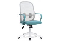 Компьютерное кресло Bust gray / blue / white Компьютерное кресло Bust gray / blue / white