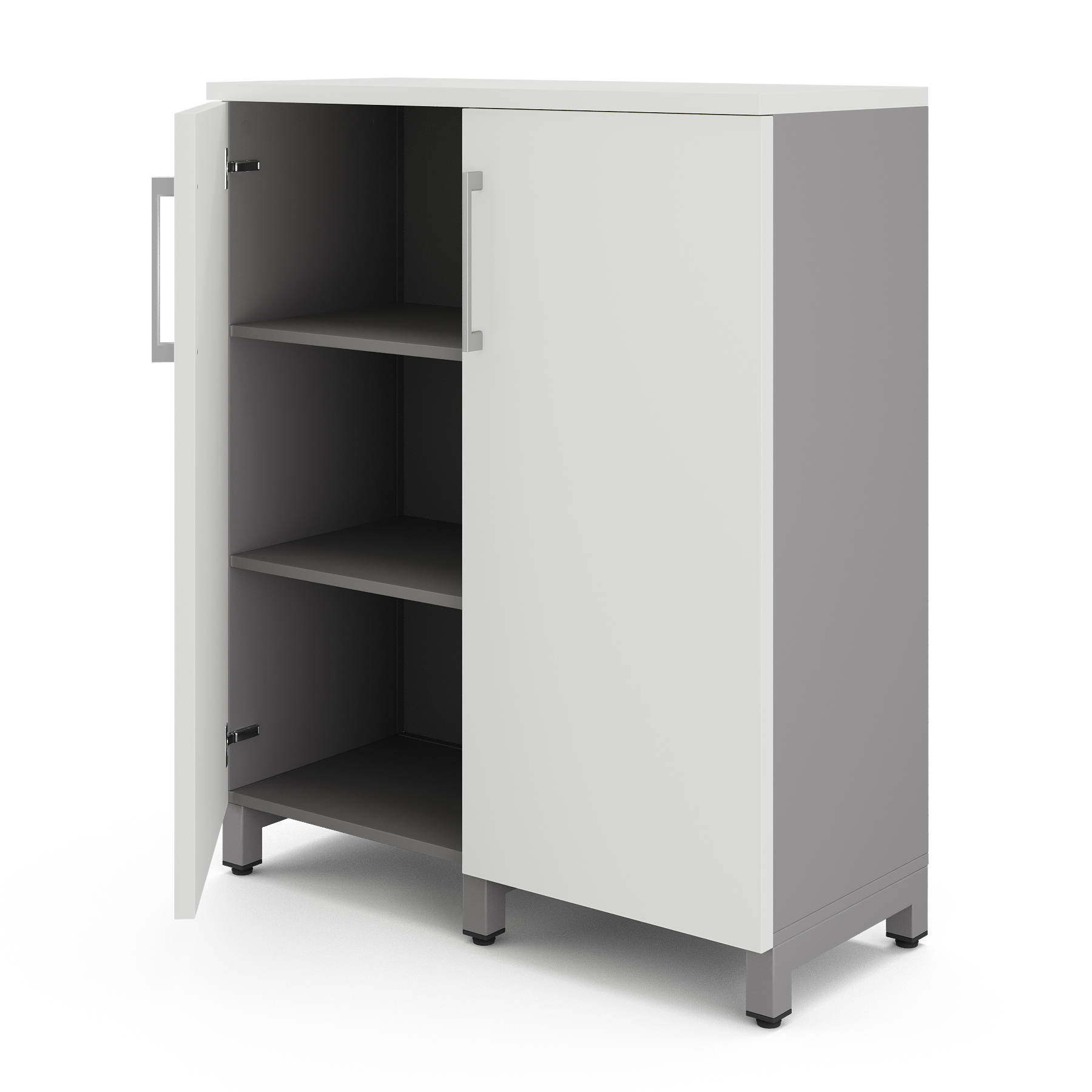 Шкаф распашной Kobor HR/3-90/40/M aluminum/premium Шкаф распашной Kobor HR/3-90/40/M aluminum/premium