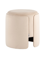 Пуф Taks велюр молочный