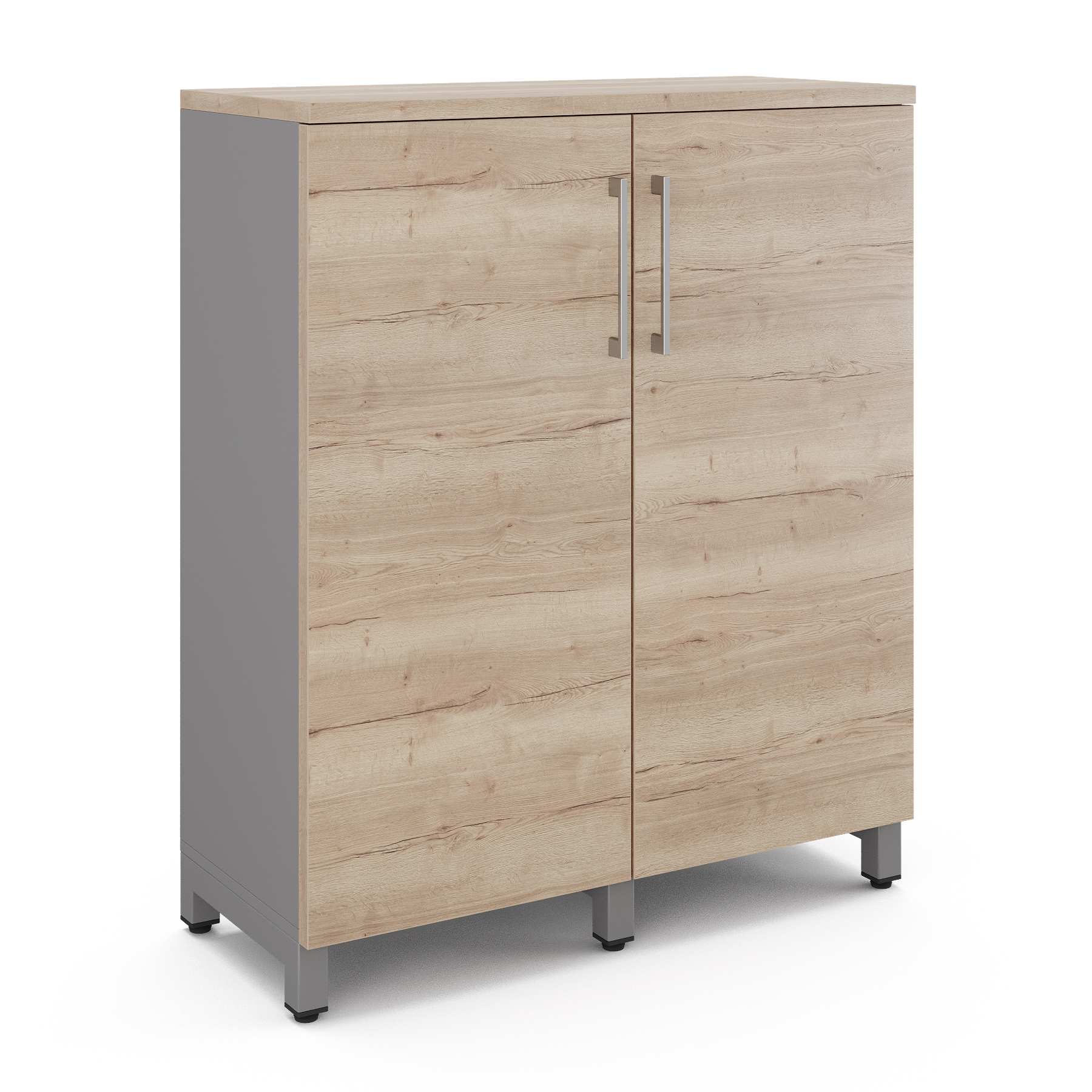 Шкаф распашной Kobor HR/3-90/40/M aluminum/natural Шкаф распашной Kobor HR/3-90/40/M aluminum/natural