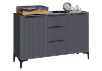 Комод Иадама графит / графит софт