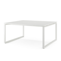 Стол офисный Kobor O1/2-180/160 white/premium