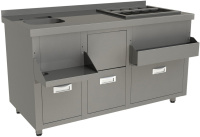 Барная станция БСЗ1-15/7-05 с ящиками и вертушкой