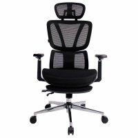 Кресло BRABIX PREMIUM "Evolution ER-700", подножка, слайдер, синхромеханизм, сетка, черное, 532947 Кресло BRABIX PREMIUM "Evolution ER-700", подножка, слайдер, синхромеханизм, сетка, черное, 532947