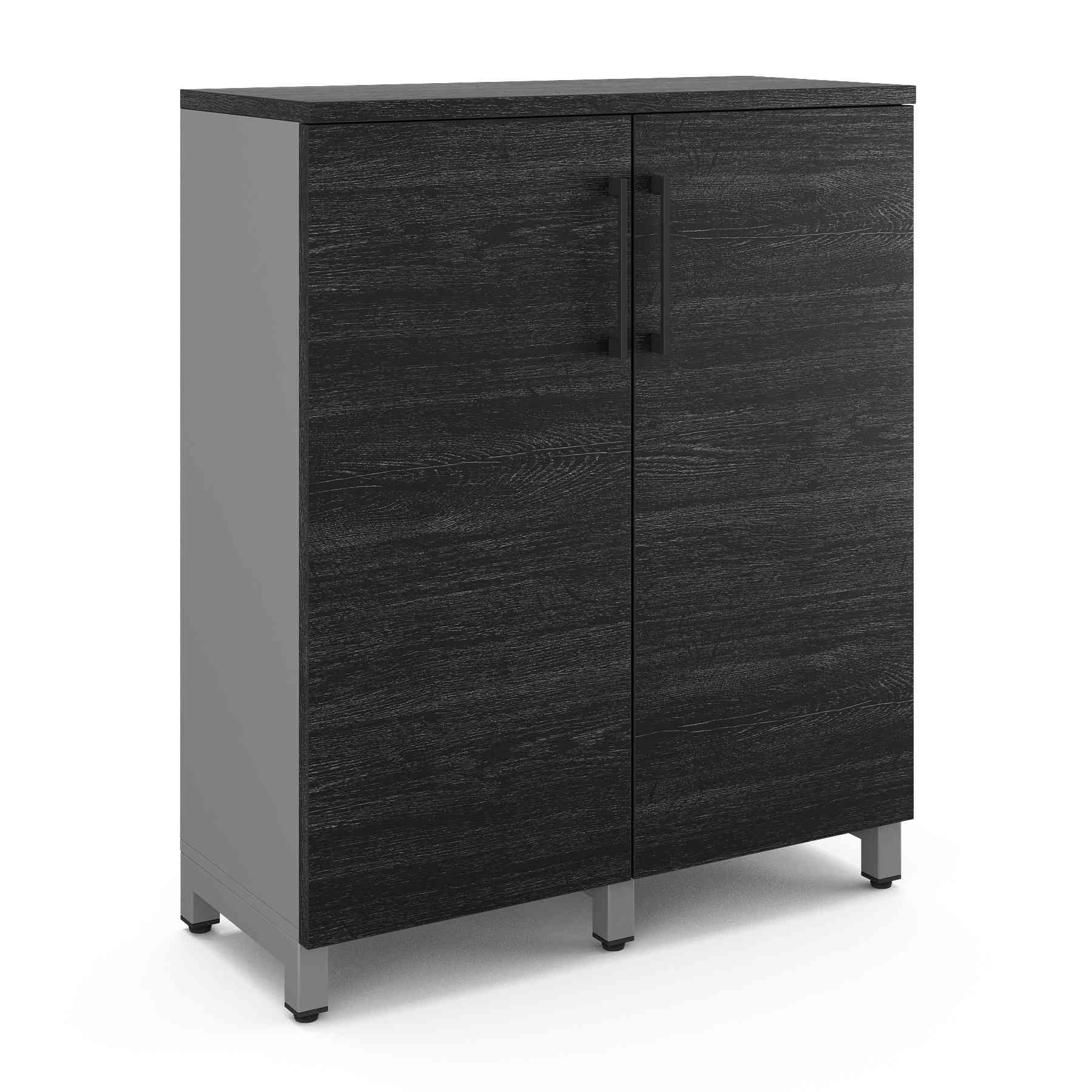 Шкаф распашной Kobor HR/3-90/60/M aluminum/wood Шкаф распашной Kobor HR/3-90/60/M aluminum/wood