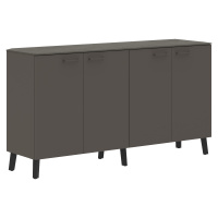 Греденция JLGR 1745 Орех Мокко/Антрацит 1706х452х938 JAY