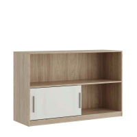 AST33951621 Asti Стеллаж низкий, глянец 135x45x85,8 вяз