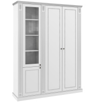 VIE36050401 Vienna Шкаф комбинированный 169x45x220 белый