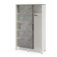 Шкаф-купе гардероб Kobor HKG/5-120/60/M white/chicago