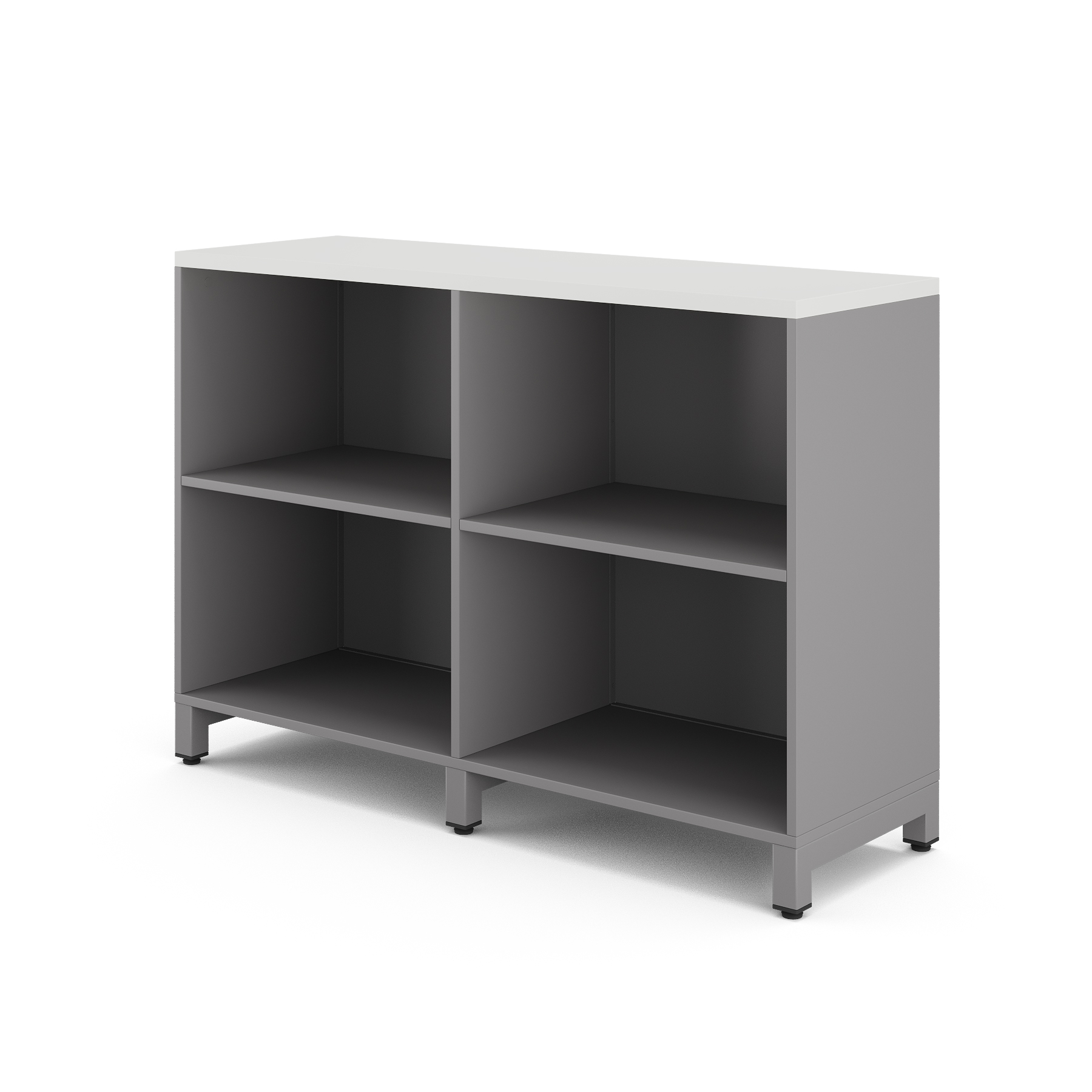 Шкаф открытый Kobor HO/2-120/60/M aluminum/premium Шкаф открытый Kobor HO/2-120/60/M aluminum/premium