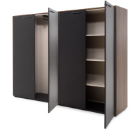 MURANO Шкаф д/бумаг+гардероб КАЛЬЯРИ/ЧЕРНЫЙ MURANO Шкаф д/бумаг+гардероб КАЛЬЯРИ/ЧЕРНЫЙ