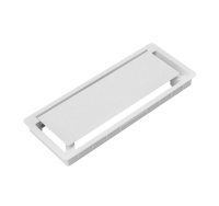 COVER LIGHT Лючок прямоуг. БЕЛЫЙ