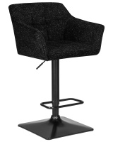 Стул барный DOBRIN RALF (черный твид (LEO18)) Стул барный DOBRIN RALF (черный твид (LEO18))
