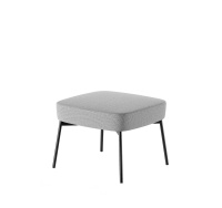 VENTO Пуф СЕРЫЙ/ЧЕРНЫЙ