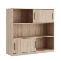 AST33950702 Asti Стеллаж средний, древесный 135x45x125 вяз