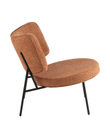 Кресло District Lounge букле терракотовый Кресло District Lounge букле терракотовый