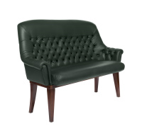 Диван Zurich BD зелёная кожа