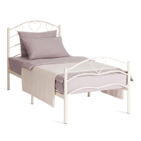 Кровать ROXIE 90x200 см (Single bed), белый (White)