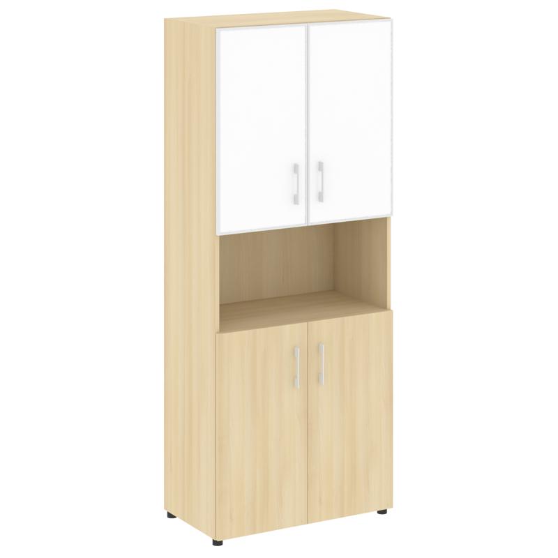 Yalta Шкаф LT.ST-1.4 R white Акация Лорка/Стекло White 800x450x1987 Yalta Шкаф LT.ST-1.4 R white Акация Лорка/Стекло White 800x450x1987