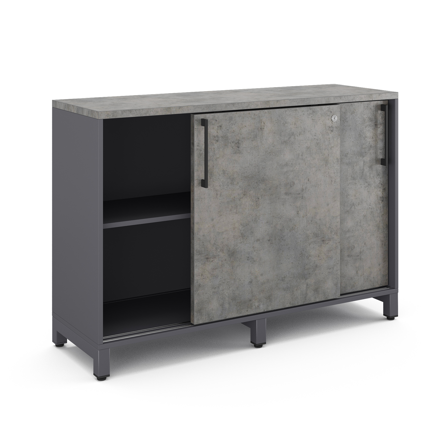 Шкаф-купе Kobor HK/2-120/40/M graphite/chicago Шкаф-купе Kobor HK/2-120/40/M graphite/chicago