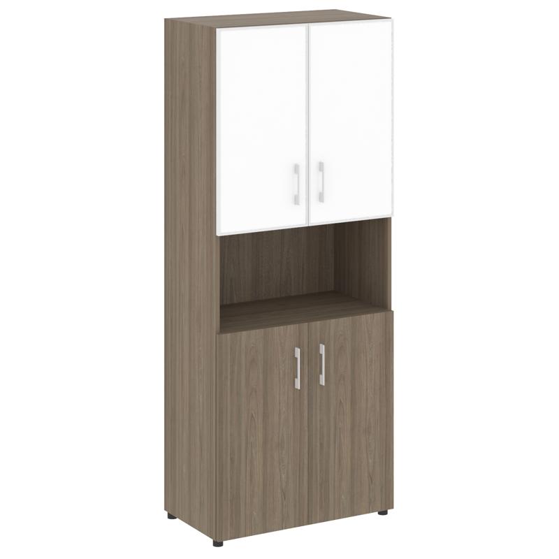 Yalta Шкаф LT.ST-1.4 R white Вяз Благородный/Стекло White 800x450x1987 Yalta Шкаф LT.ST-1.4 R white Вяз Благородный/Стекло White 800x450x1987