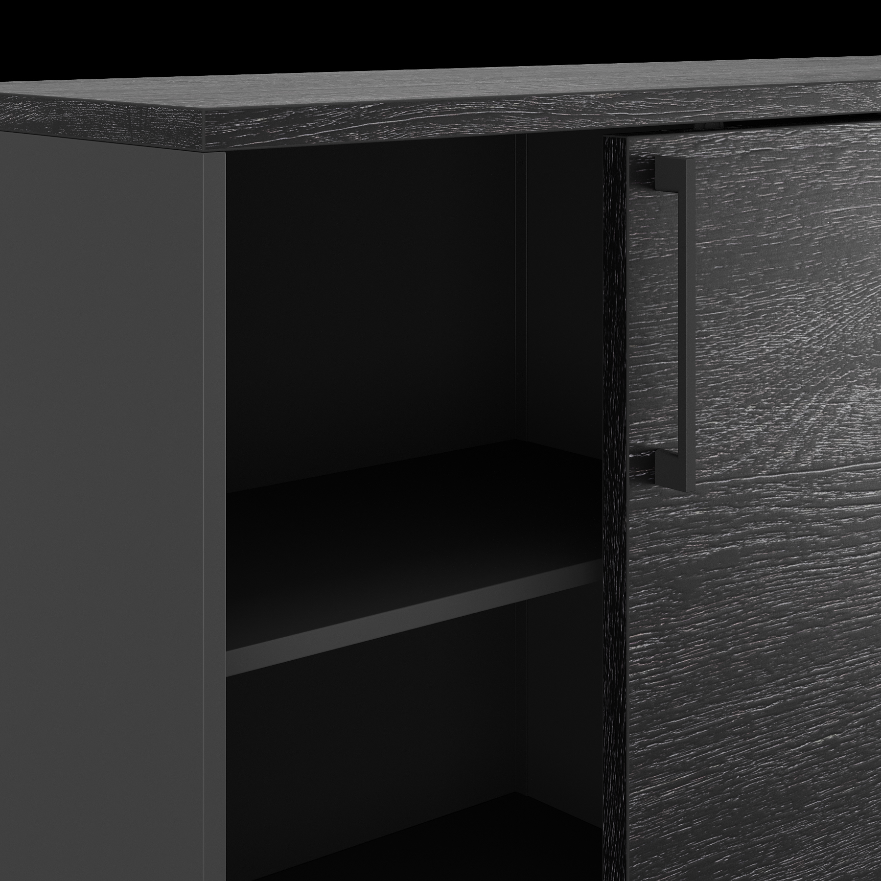 Шкаф-купе Kobor HK/3-120/60/M black/wood Шкаф-купе Kobor HK/3-120/60/M black/wood