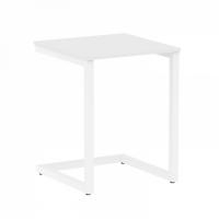 Home Office Стол письменный VR.SP-2-58 Белый/Белый металл 580x600x750