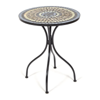 Стол Secret de Maison ROMEO (mod. PL08-1070-1-GBRN) металл, 60х72см, черный/плитка ",ASTRA", Стол Secret de Maison ROMEO (mod. PL08-1070-1-GBRN) металл, 60х72см, черный/плитка ",ASTRA",