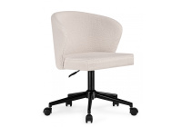 Офисное кресло Lika white teddy / black Офисное кресло Lika white teddy / black