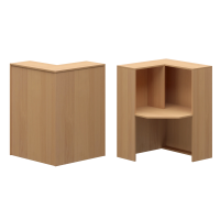 Стойка угловая левая А-555 Ольха 900x900x1220 Ресепшн