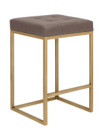 Стул полубарный SOHO, золотой, экокожа UMBRA