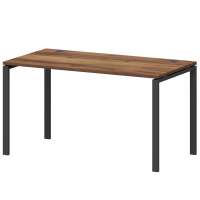 Стол на металлокаркасе СМС25-П-14К.73.Пр25 Таксония/Антрацит 1400x730x750 Смарт Стол на металлокаркасе СМС25-П-14К.73.Пр25 Таксония/Антрацит 1400x730x750 Смарт