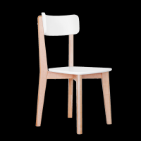 Комплект эргономичных стульев LYKKE CR-2 Белый/Бук 450х465х900 LYKKE Комплект эргономичных стульев LYKKE CR-2 Белый/Бук 450х465х900 LYKKE