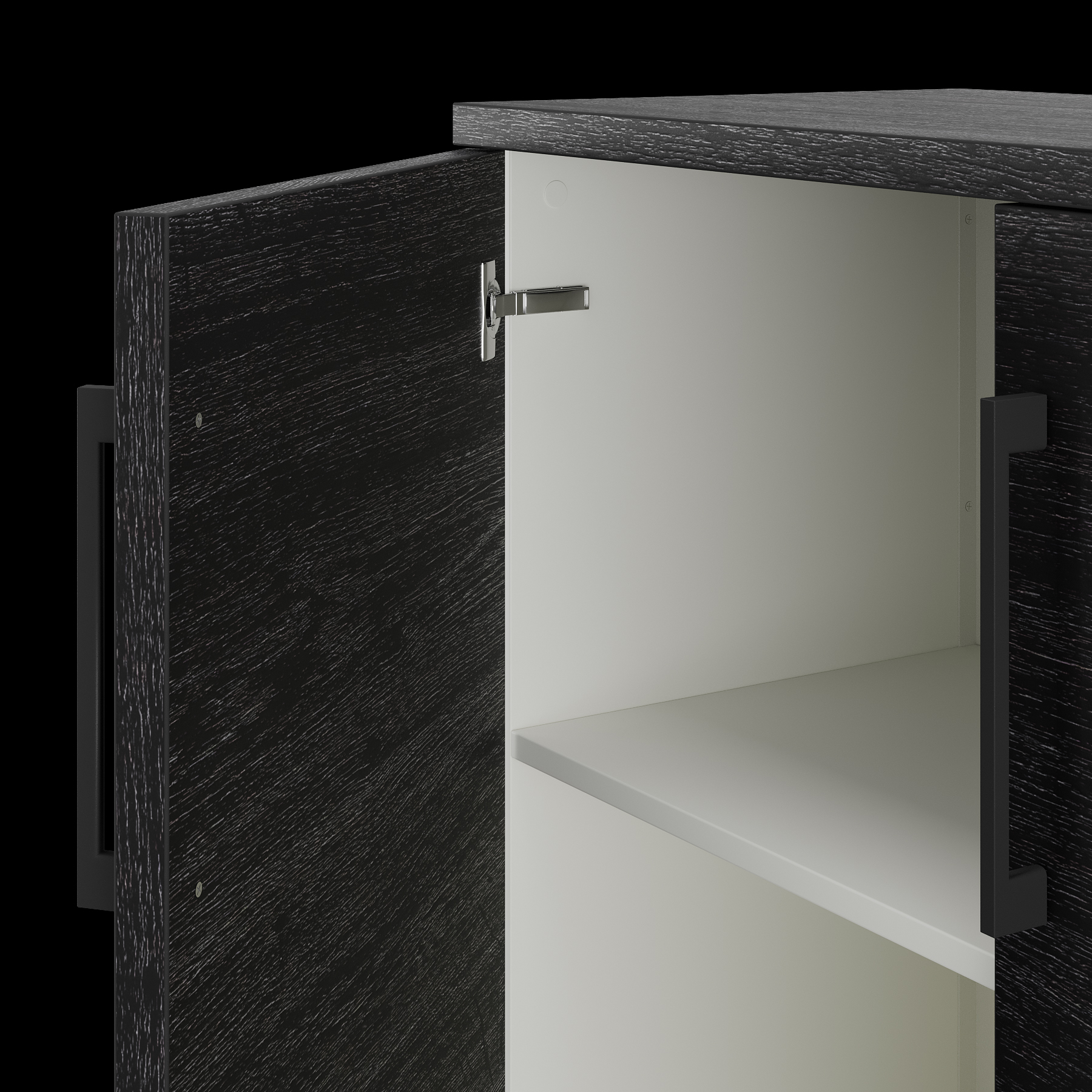 Шкаф распашной Kobor HR/2-90/60/M white/wood Шкаф распашной Kobor HR/2-90/60/M white/wood