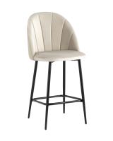 Стул полубарный Логан NEW велюр бежевый