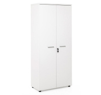 TOUR Высокий гардероб с вешалк БЕЛЫЙ